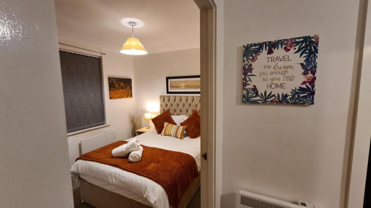 Luxury 2 Bed Apt With Free Wi-Fi & Parking Manchester Dış mekan fotoğraf